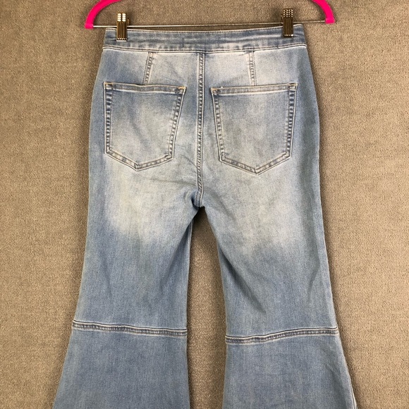 Free People we the free Flare Bell Bottom Jeans size 25 - Picture 4 of 8